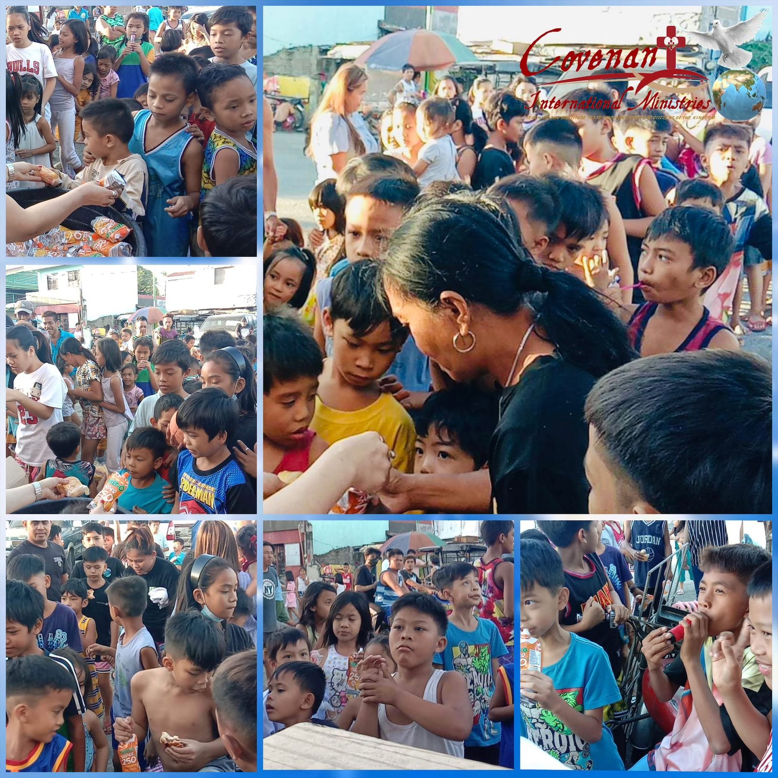 Children at a Covenant International Ministries gathering in Cavite